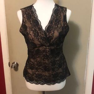 Black lace shirt
